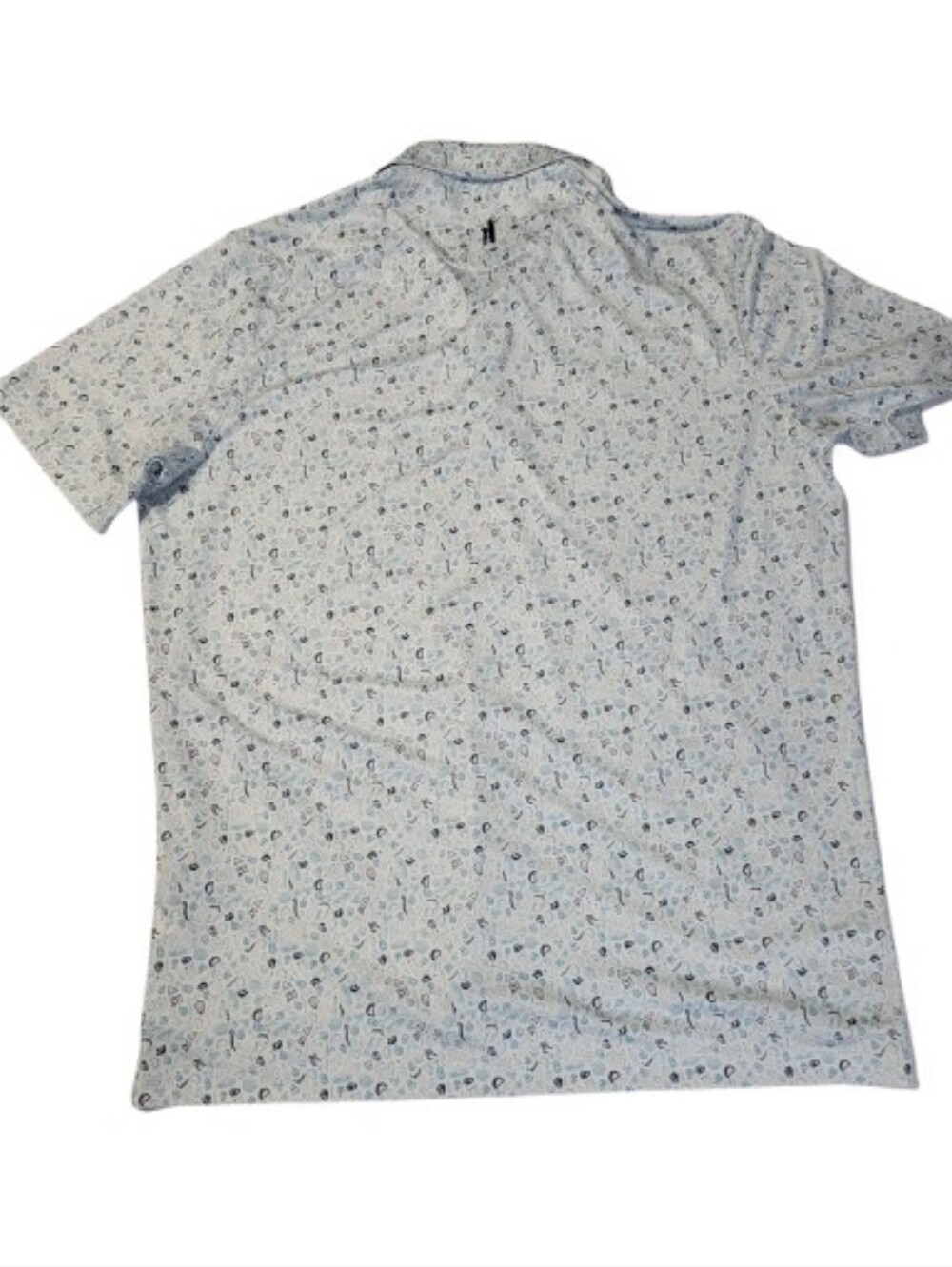Johnnie O Tacos & Tequila Performance Jersey Polo Short Sleeve Golf Size Large - Picture 2 of 10